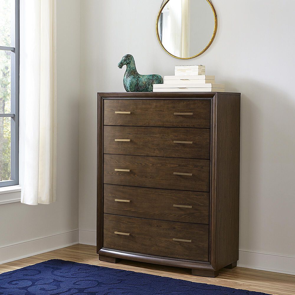 Shannon Hills Monterey 5 Drawer Chest in Mink, , large