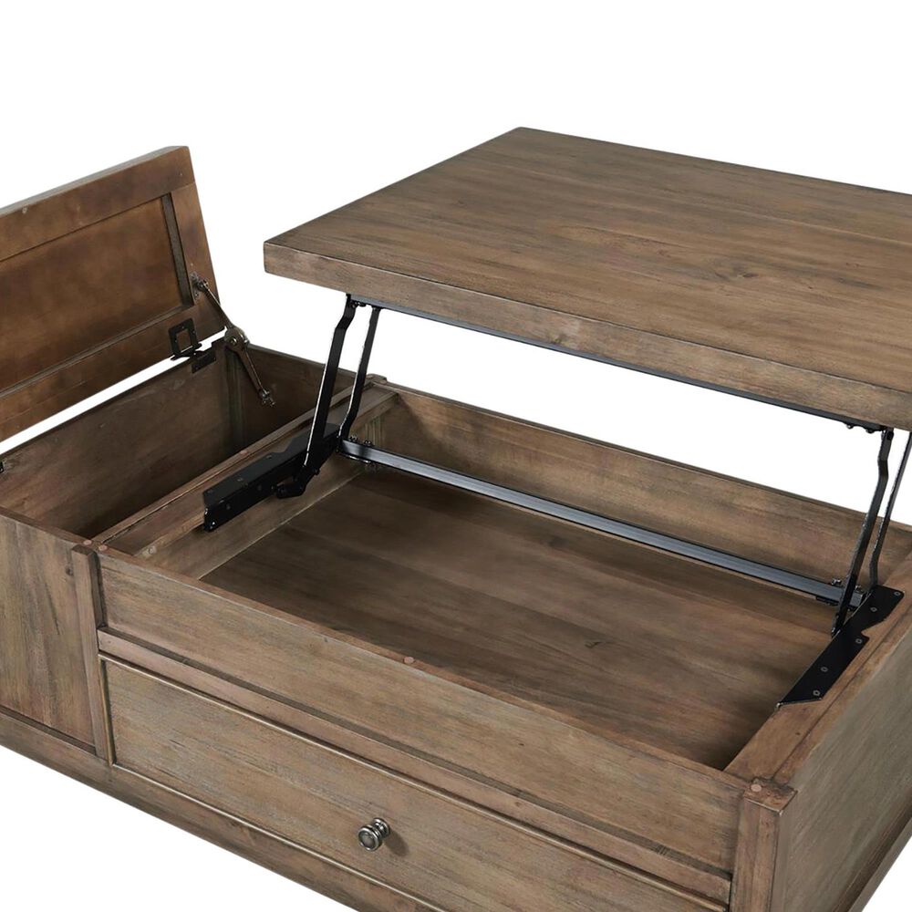 Shannon Hills Denali Lift-Top Coffee Table in Toasted Acacia, , large