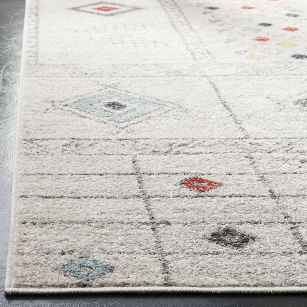 Safavieh Adirondack ADR206F 6&#39; Square Light Grey and Aqua Area Rug, , large