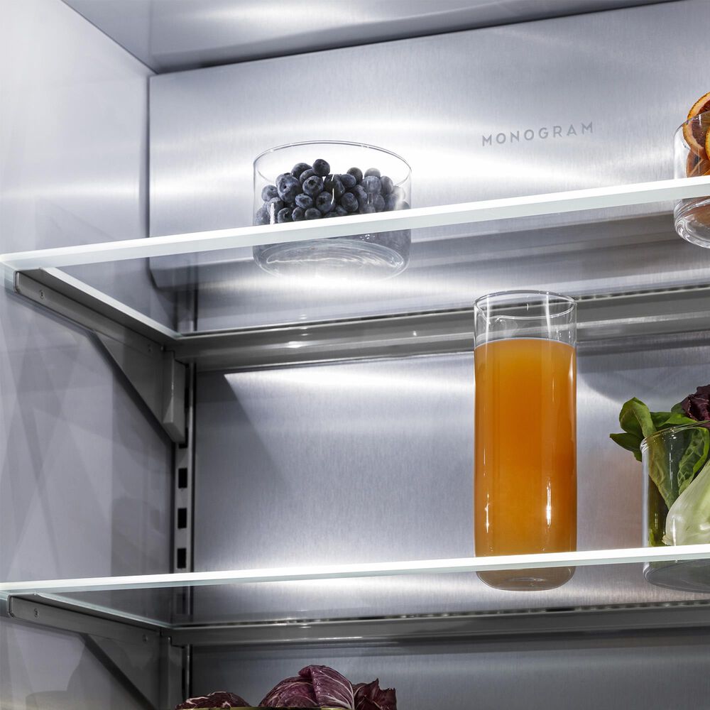 Monogram 20.1 Cu. Ft. Built-In Bottom Freezer Refrigerator with Left Hinge in Panel Ready, , large