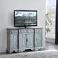 Shell Island Furniture 68" 4-Drawer 4-Door Media Credenza in Bethany Aged Blue, , large