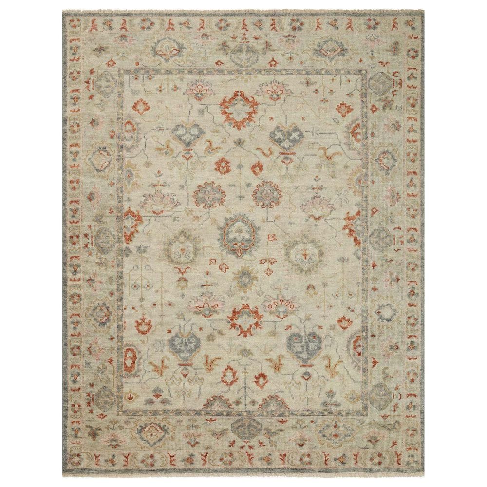 Loloi Helena 7"9" x 9"9" Beige and Rust Area Rug, , large