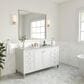 James Martin Vanities Chicago 60" Single Bathroom Vanity in Glossy White with 3 cm Eternal Jasmine Pearl Quartz Top, Rectangular Sink and FreePower Wireless Charger, , large
