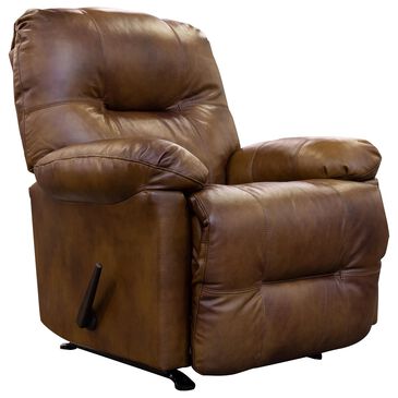 Best Home Furnishings Zaynah Leather Rocker Recliner in Saddle, , large