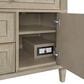 James Martin Vanities Lorelai 36" Single Vanity in Whitewashed Oak with 3 cm Carrara White Marble Top, , large