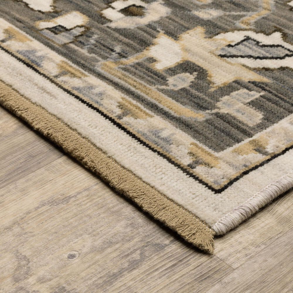 Oriental Weavers Acacia ACA06 Beige and Grey 2'6" x 10' Runner, , large