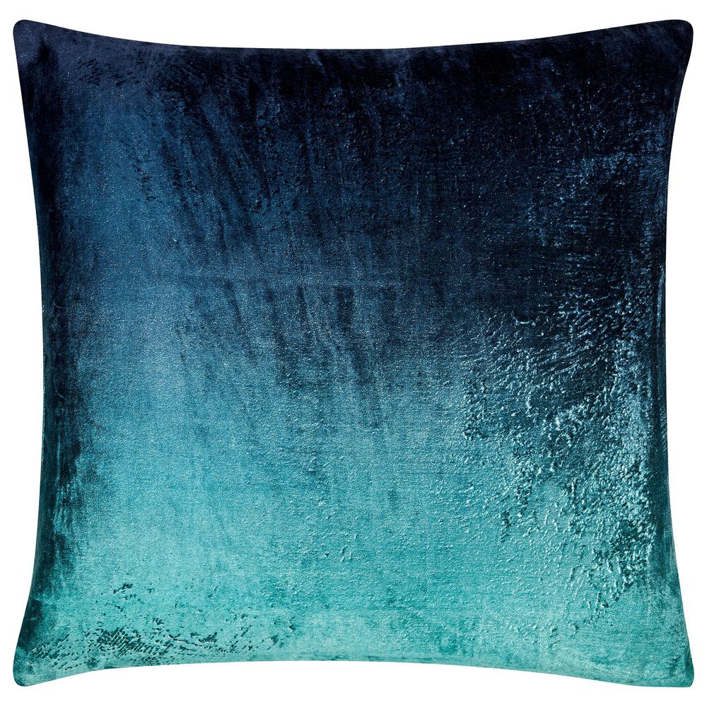 Surya Theodosia 18&quot; x 18&quot; Throw Pillow in Emerald and Dark Blue, , large