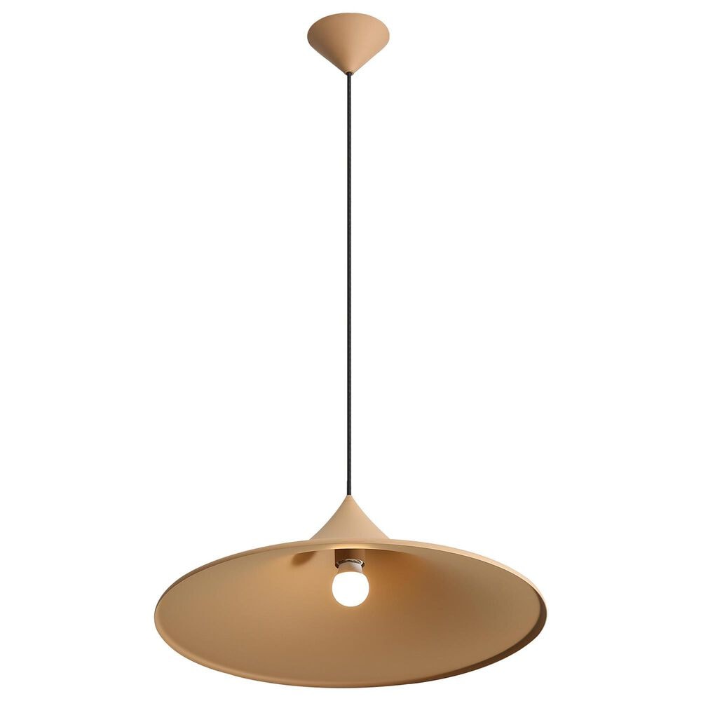 Golden Lighting Vistara 19.75" 1-Light Pendant in Latte, , large