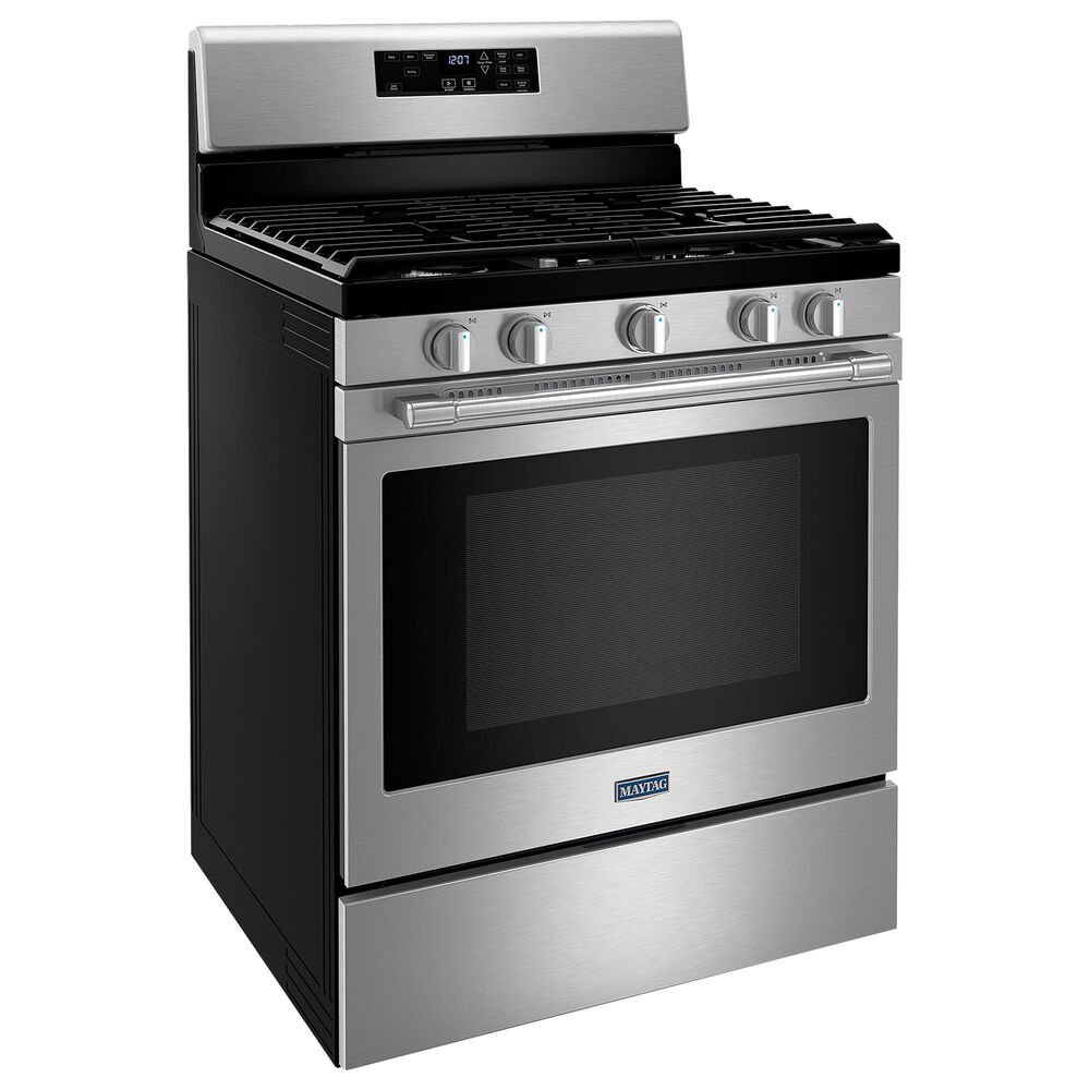 Maytag 5 Cu. Ft. Gas Range with Fan Convection in Fingerprint Resistant Stainless Steel, , large