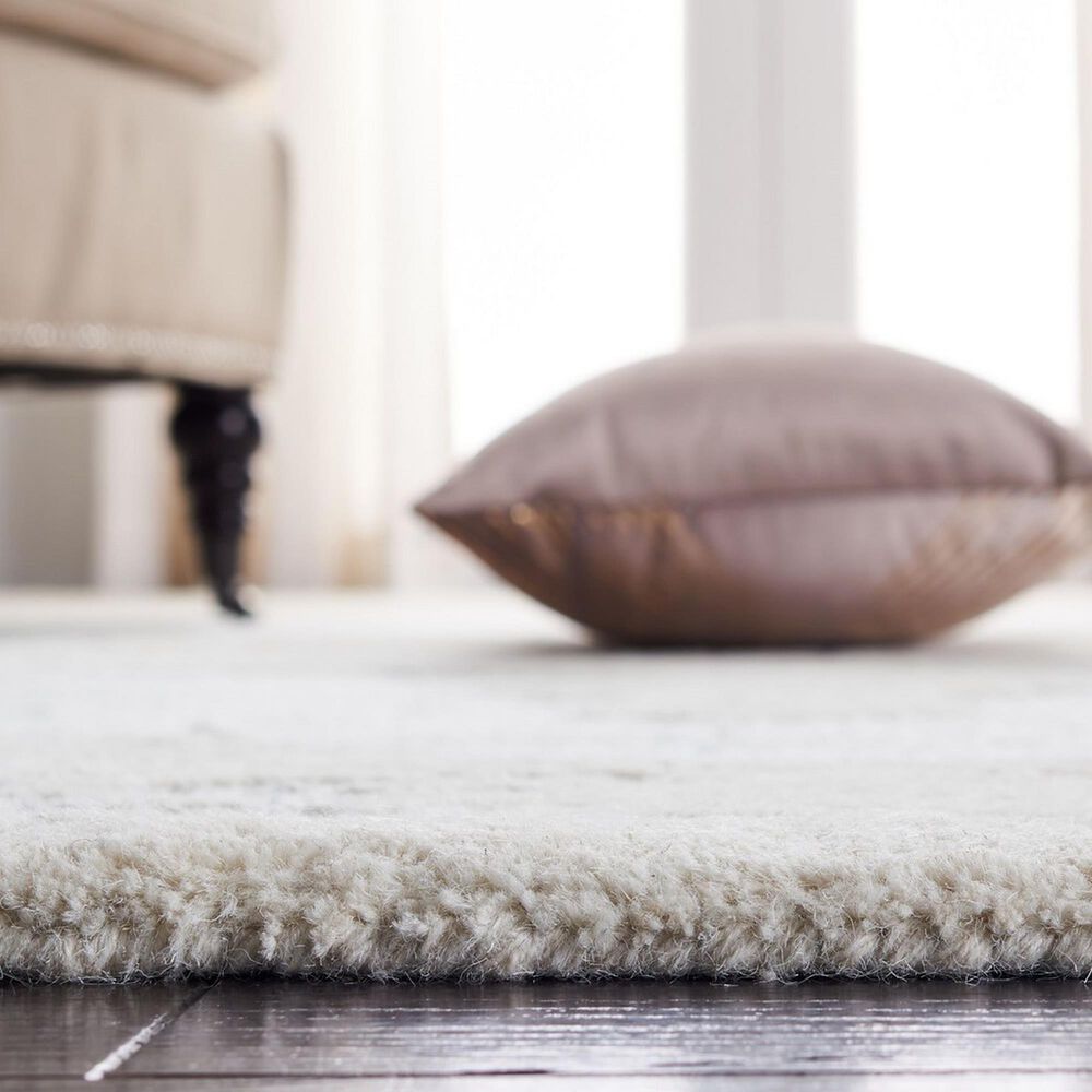 Safavieh Micro-Loop MLP275A 4&#39; x 6&#39; Ivory and Gray Area Rug, , large