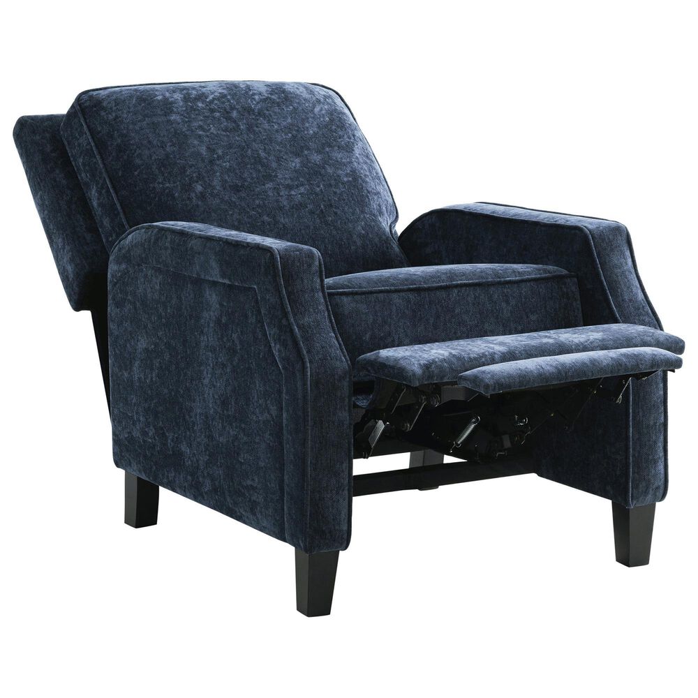 Lifestyle Solutions Shiloh Push Back Recliner in Navy Blue, , large