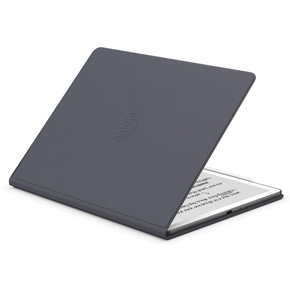 Amazon Kindle Scribe Folio Cover with Magnetic Attach - Plant-Based Leather in Graphite, , large