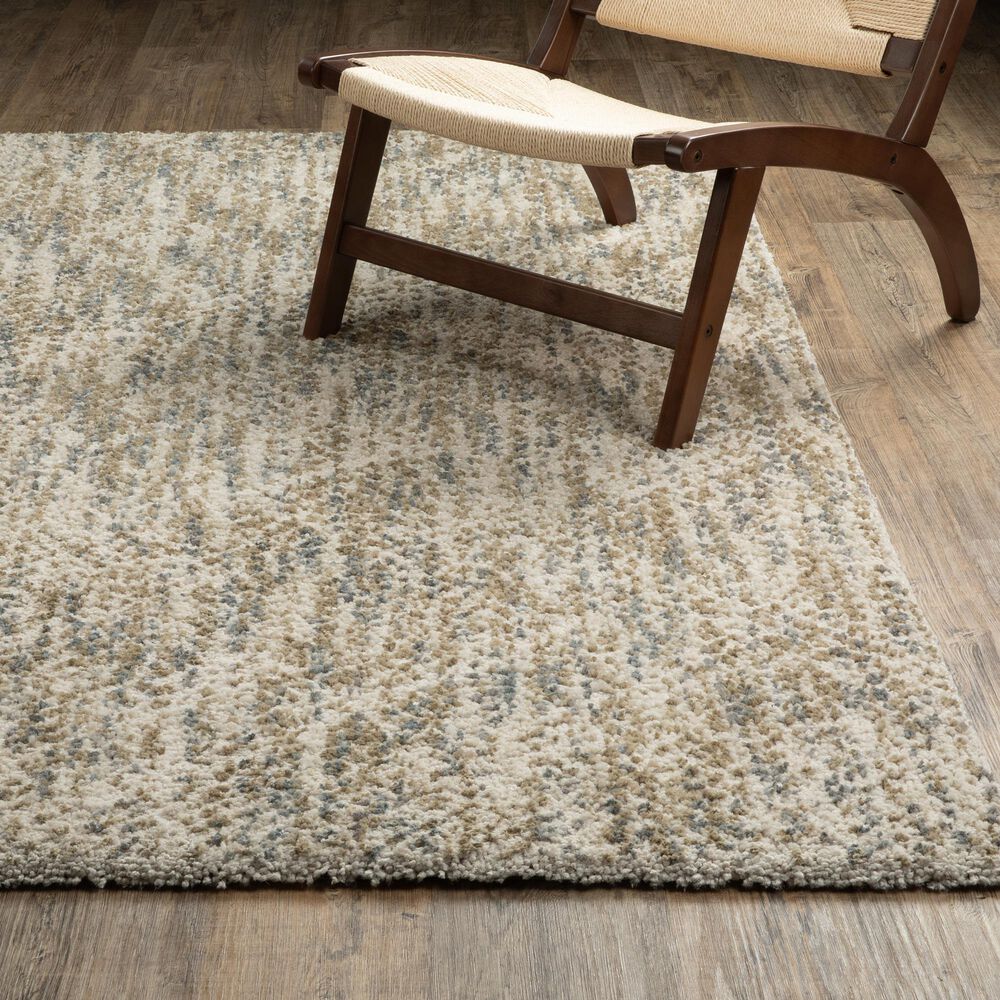 Oriental Weavers Aspen 3154E Ivory and Gold 7'10" x 10'10" Area Rug, , large
