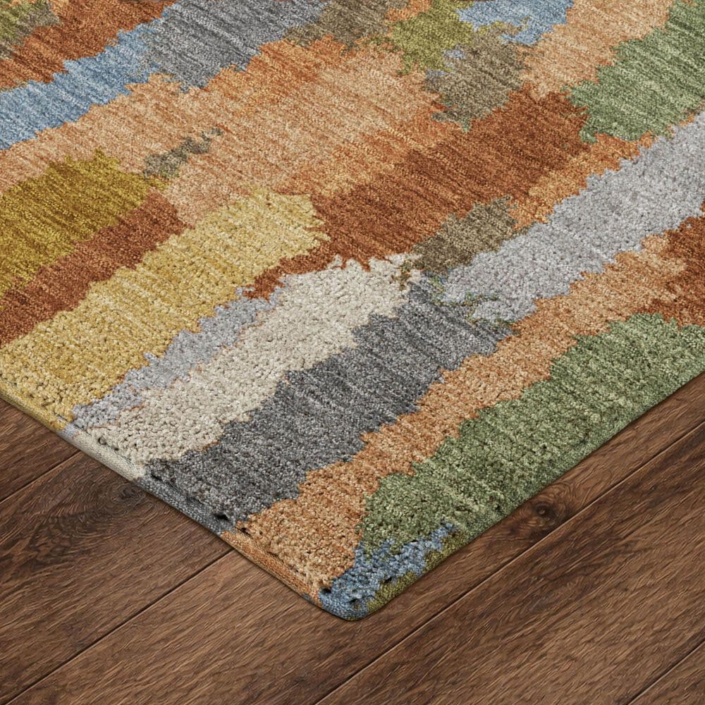 Dalyn Rug Company Kenner Abstract Copper 10' x 14' Area Rug, , large
