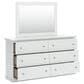 Ashley Bostwick Shoals 5-Piece Full Panel Bedroom Set in White, , large