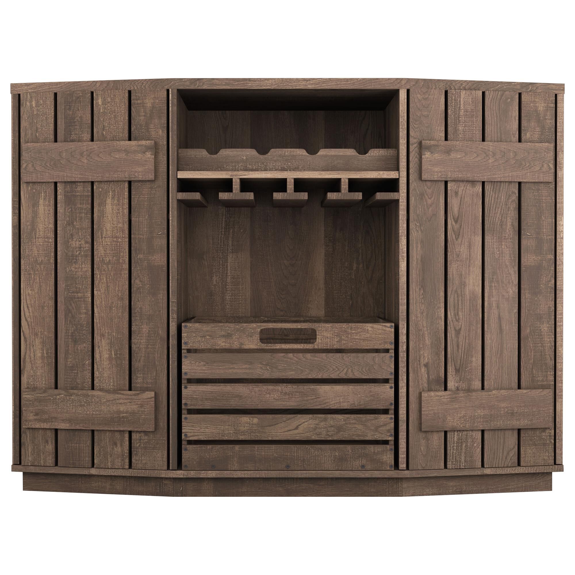 August grove hotsell wine cabinet
