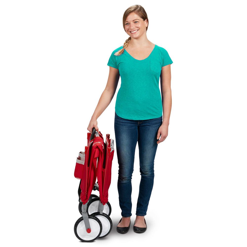 Radio Flyer 3-In-1 Folding Wagon with Canopy in Red, , large