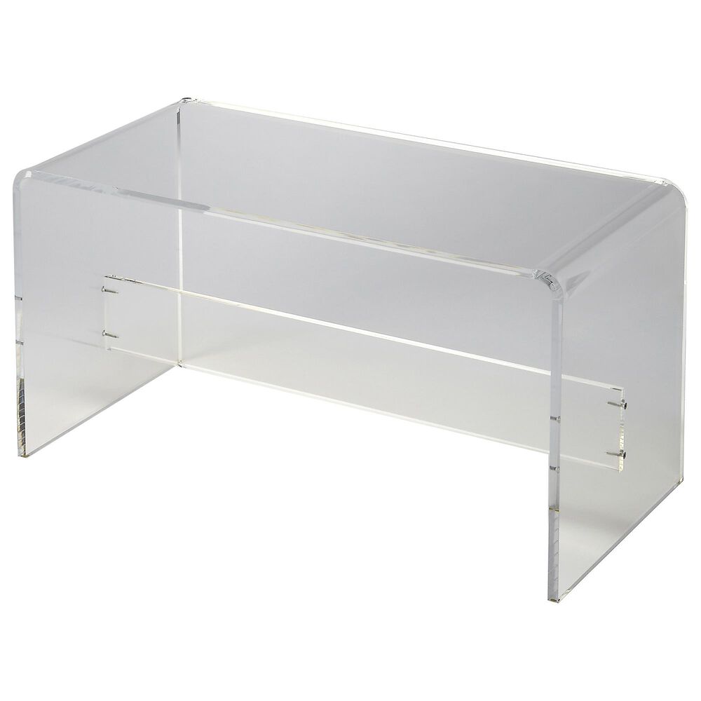 Butler Butler Loft Crystal Clear Acrylic Bench, , large