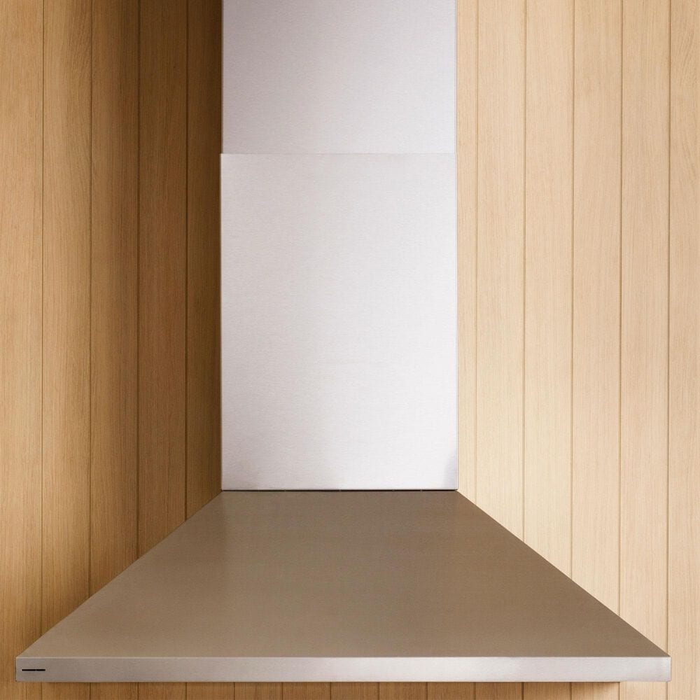 Monogram 48&quot; Wall-Mounted Pyramid Chimney Vent Hood with Air Quality Sensors in Stainless Steel, , large