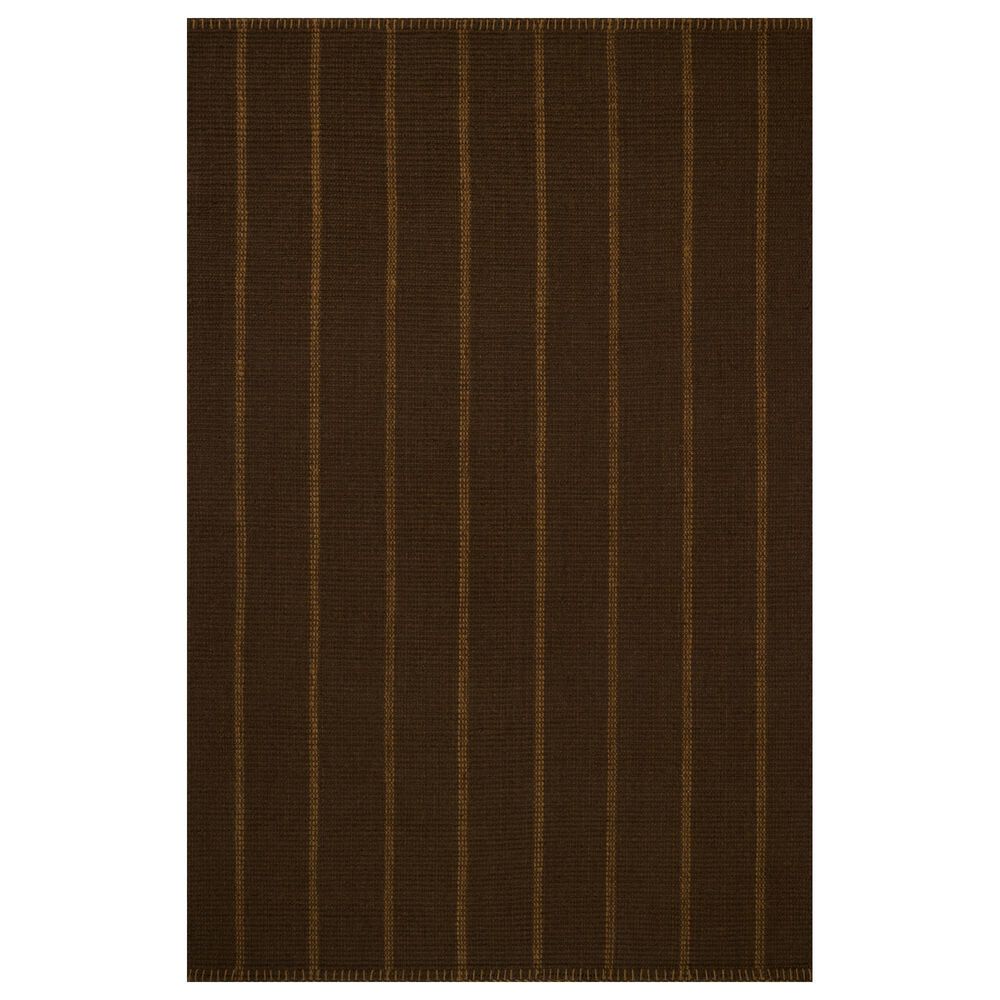 Amber Lewis x Loloi Harlan Espresso and Toffee 8"6" x 11"6" Area Rug, , large