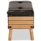 Baxton Studio Amena Storage Ottoman in Dark Brown, , large