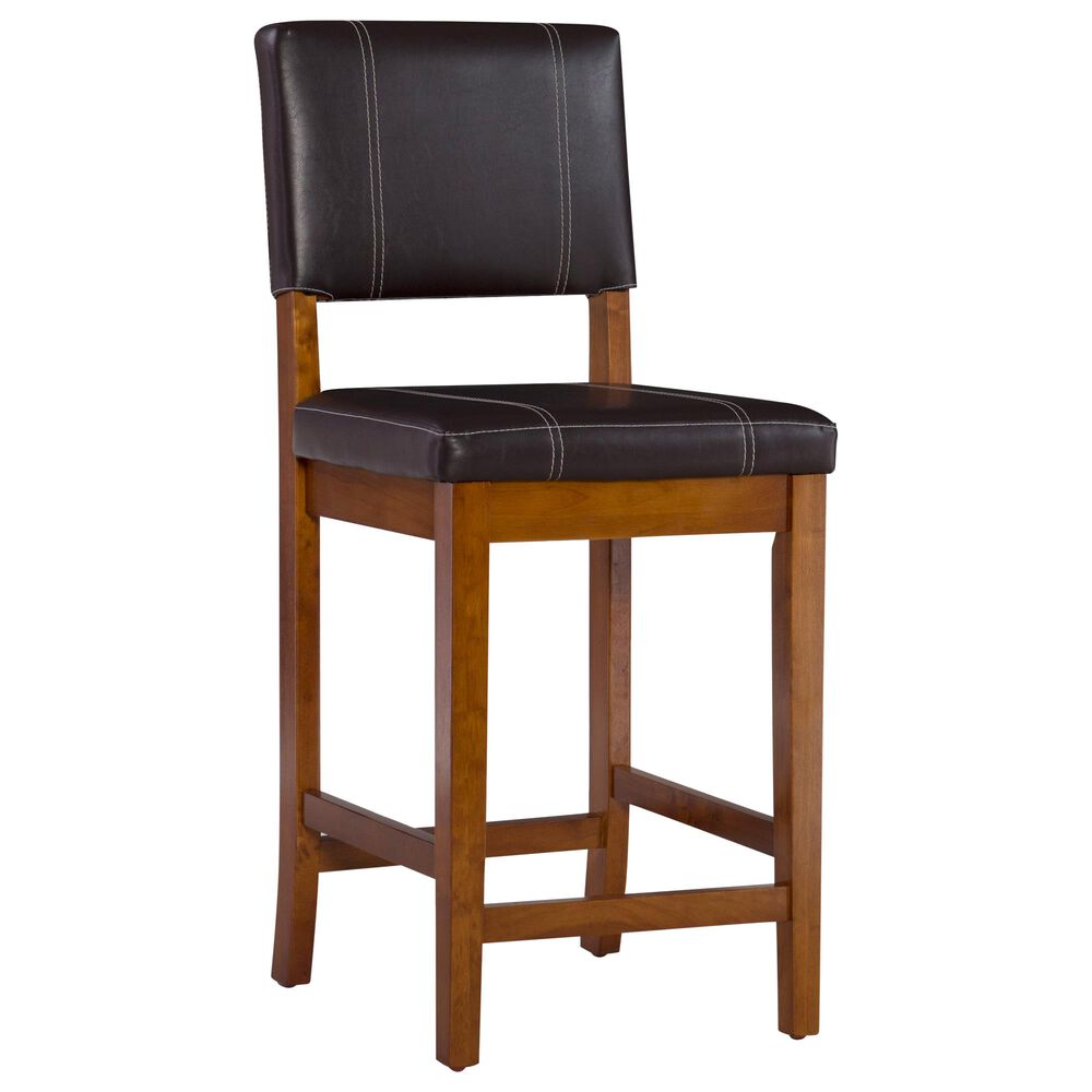 Linden Boulevard Dumas Counter Stool in Brown, , large
