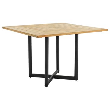 Alfresco Home Jakarta Square Dining Table with Umbrella Hole - Table Only, , large