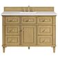 James Martin Vanities Lorelai 48" Single Vanity in Light Natural Oak with 3 cm Arctic Fall Solid Surface Top, , large