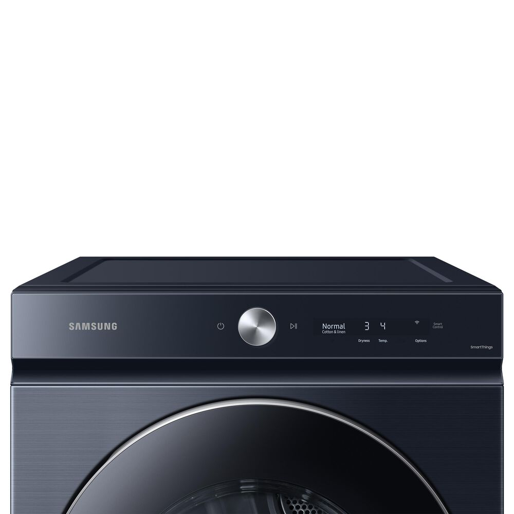 Samsung Bespoke 7.6 Cu. Ft. Ultra Capacity Electric Dryer with AI Optimal Dry in Brushed Navy NFM Samsung Bespoke 7.6 Cu. Ft. Ultra Capacity Electric Dryer with AI Optimal Dry in Brushed Navy NFM