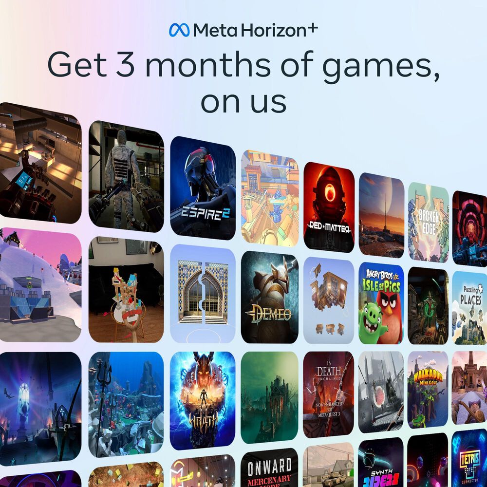 Meta Quest 3S 128GB - Get a 3-Month Trial of Meta Horizon+ Included - All-in-One Headset, , large