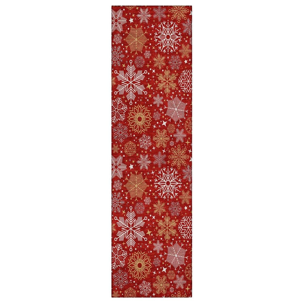 Dalyn Rug Company Wonderland WN31 2"3" x 7"6" Red Indoor/Outdoor Runner, , large