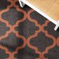Safavieh Bermuda 5"3" x 7"6" Charcoal and Rust Indoor/Outdoor Area Performance Rug, , large