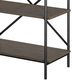 DHP Vivinne 5-Shelf Bookcase in Gray, , large
