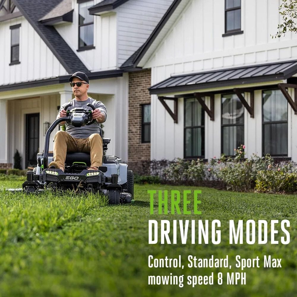 EGO Power+ 42" Z6 Zero Turn Battery-Powered Riding Mower with E-Steer Technology, , large