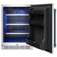 Thor Kitchen Gordon Ramsay 5 Cu. Ft. Outdoor Undercounter Beverage Cooler with Blue Handle Kit in Stainless Steel, , large
