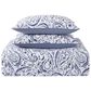 Pem America Indienne 3-Piece King Paisley Comforter Set in Navy and White, , large