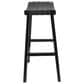 Maple and Jade Handmade Woven Kitchen Bar Stool in Matte Black, , large