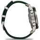 Garmin MARQ 2 Golfer AMOLED Smartwatch Silver Grade 5 Titanium Bezel Case with Green Nylon Band, , large