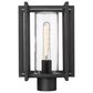 Golden Lighting Tribeca 1-Light Patio Post Mount in Natural Black, , large