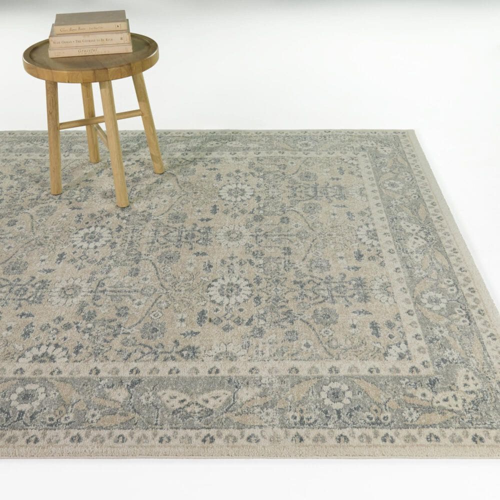 Balta Rugs Reverie Karlovich Blue and Beige 7'10" x 10' Area Rug, , large