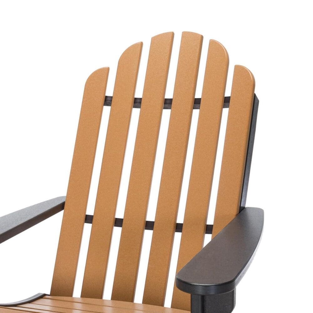 The Hammock Source Essentials Adirondack Chair in Black and Cedar, , large
