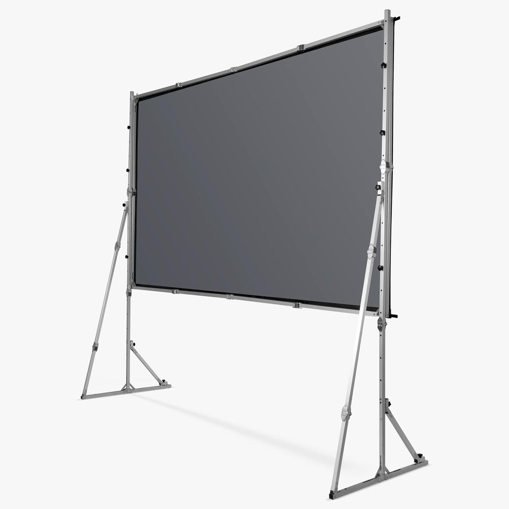 Kodak 150 Projector Screen with Stand - Fast Fold Front Projection Screen with Tripod &amp; Case, , large