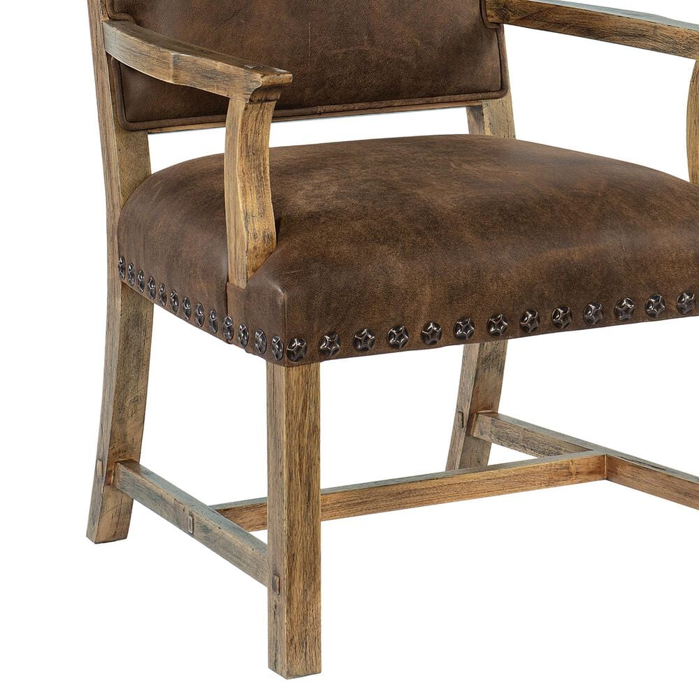 Hooker Furniture Big Sky Arm Chair in Vintage Natural and Charcoal, , large