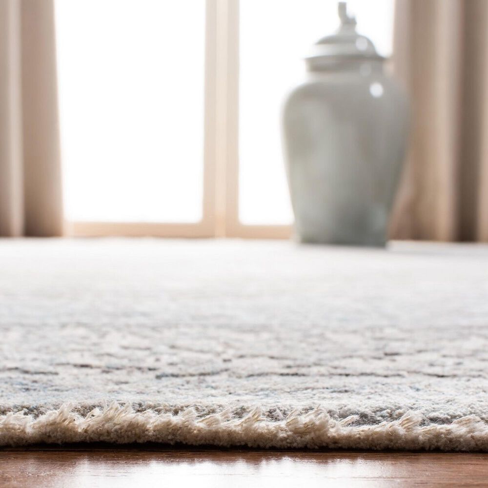 Safavieh Dream 4&#39; x 6&#39; Grey and Aqua Area Rug, , large