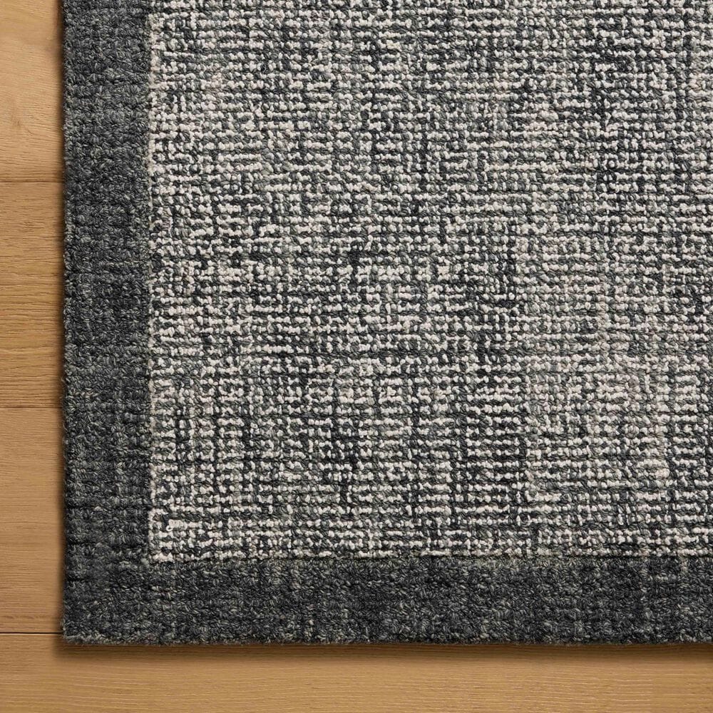 Magnolia Home Henley Ivory and Charcoal 5&#39; x 7&#39;6&quot; Area Rug, , large