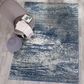 Safavieh Evoke EVK272A-3 3" x 5" Navy/Ivory Area Rug, , large