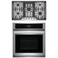 Frigidaire 2-Piece Kitchen Package with 27" Single Electric Wall Oven and 36" Gas Cooktop in Stainless Steel, , large