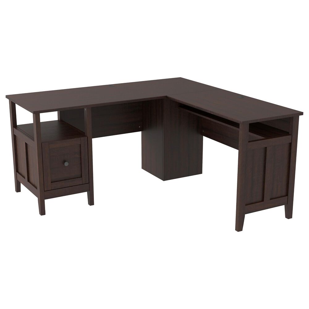 Ashley Camiburg L-Shaped Desk in Warm Brown, , large