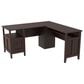 Ashley Camiburg L-Shaped Desk in Warm Brown, , large