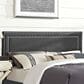 Modway Jessamine Upholstered Full Headboard in Gray, , large